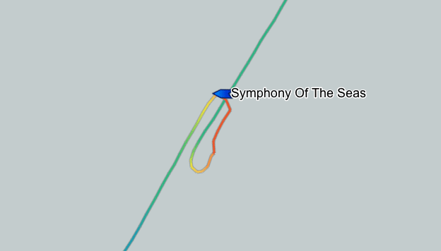 symphony of the seas marine tracker