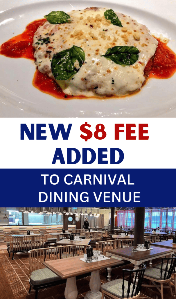 New $8 fee added to carnival dining venue