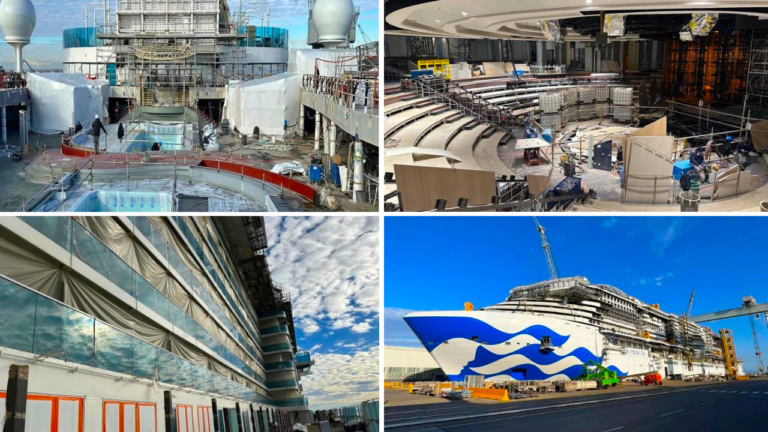 Sun Princess under construction