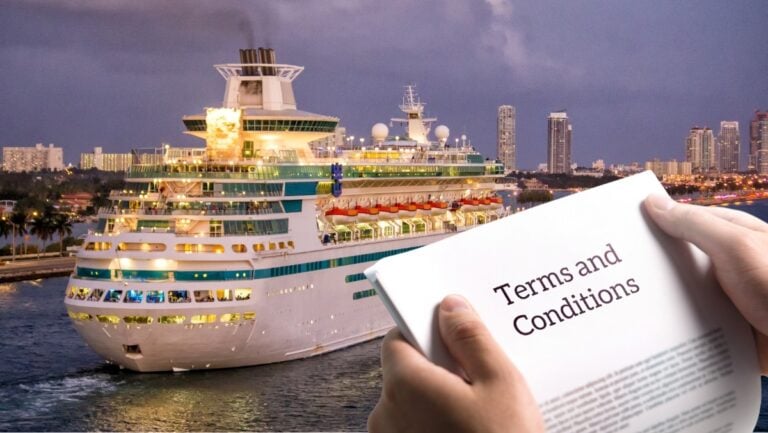 cruise line ticket contract