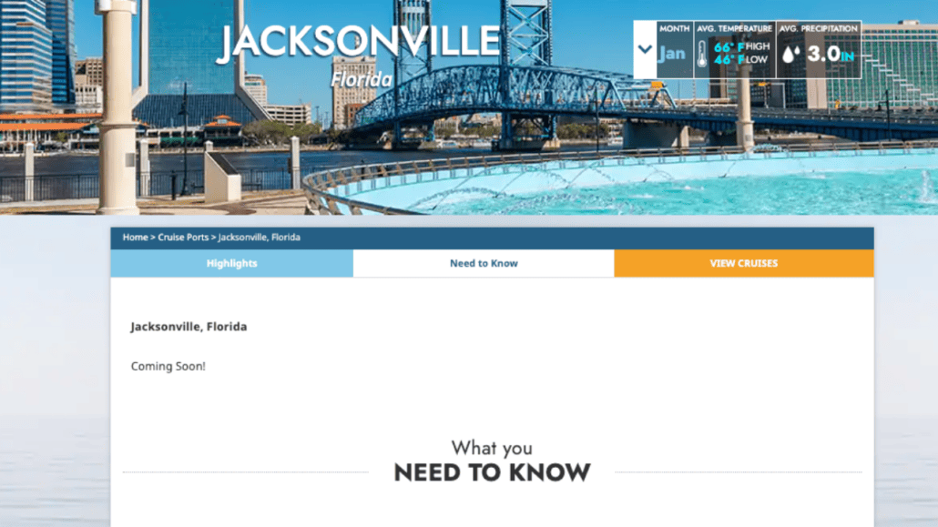 Jacksonville real estate website offering a reliable service for home buyers and sellers in Florida.