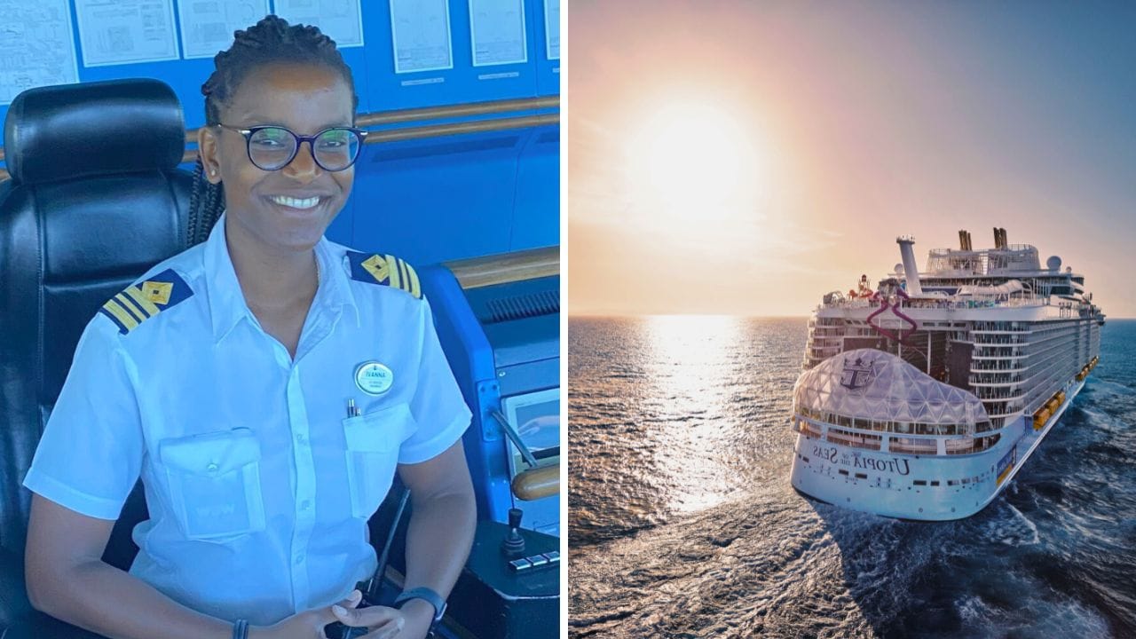 Ivanna Seymour Makes History as First Female Bahamian Bridge Officer on  Utopia of the Seas