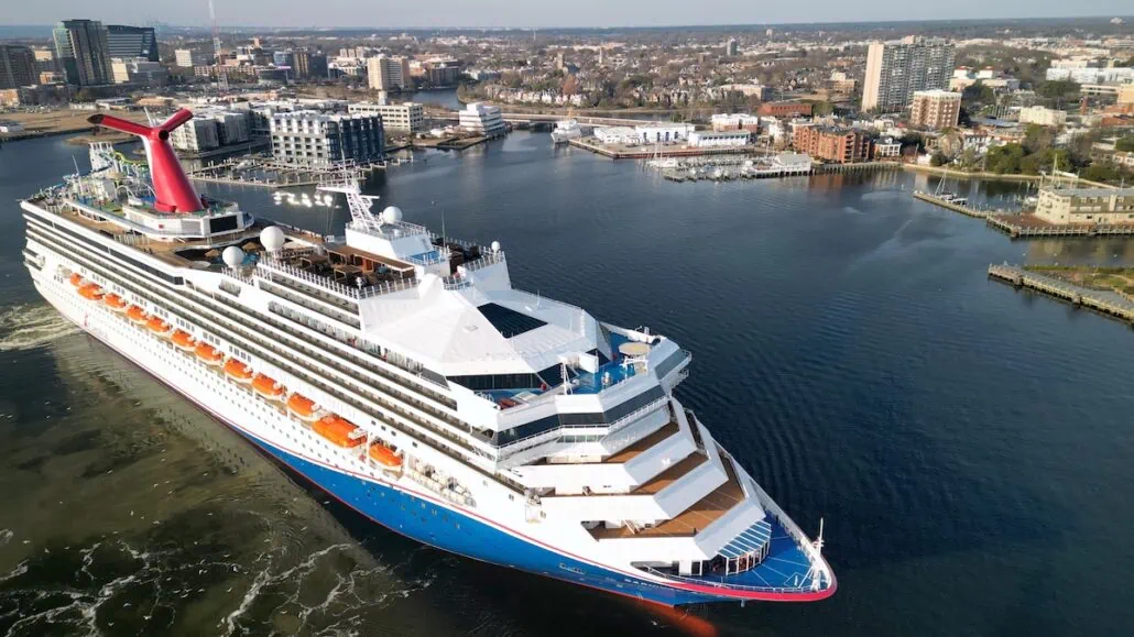 Carnival Sunshine aerial