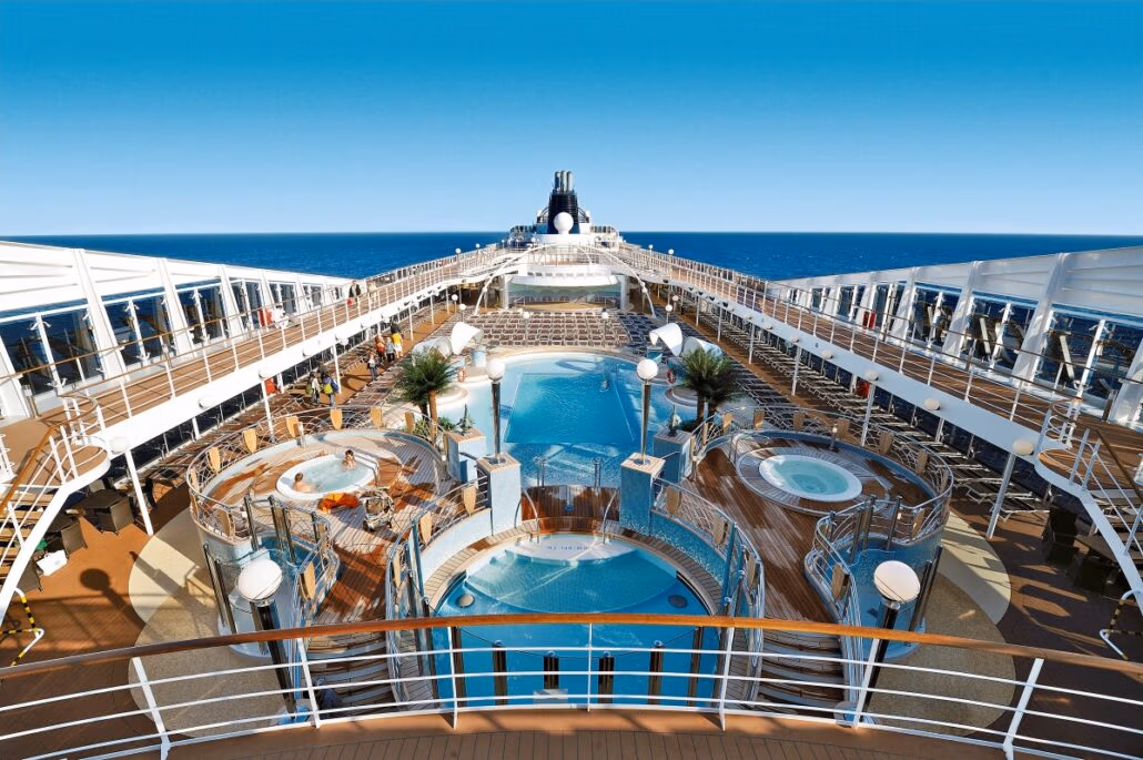 MSC Poesia pool deck