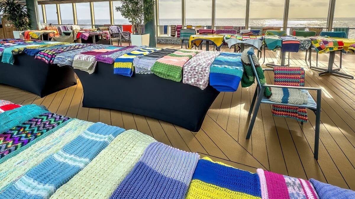 Project Linus knitted blankets