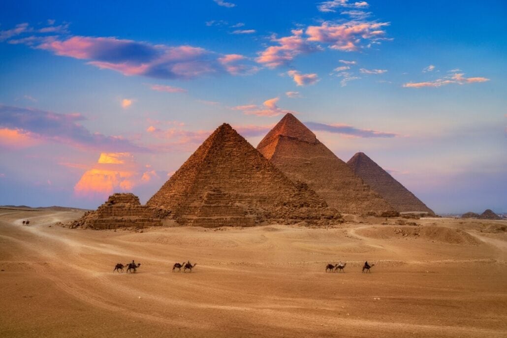 Pyramids in Egypt HAL