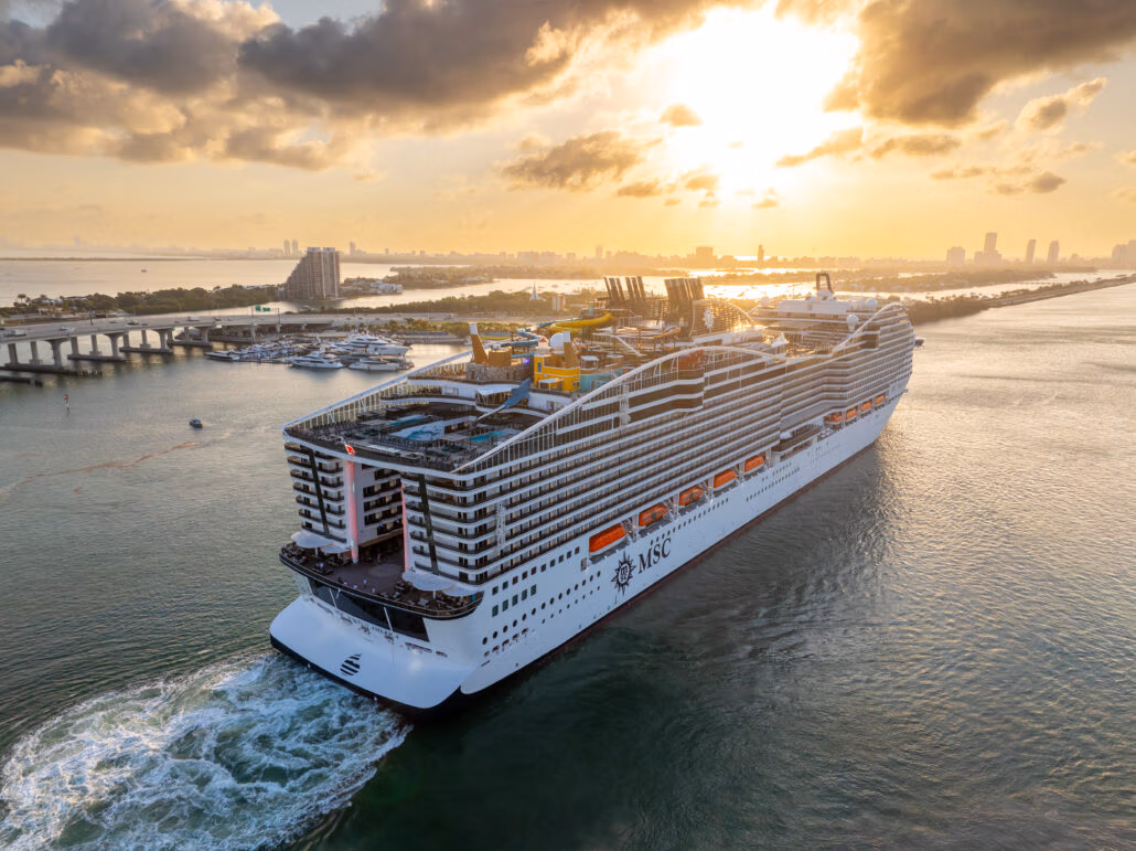 MSC World America Arrives to Miami 2