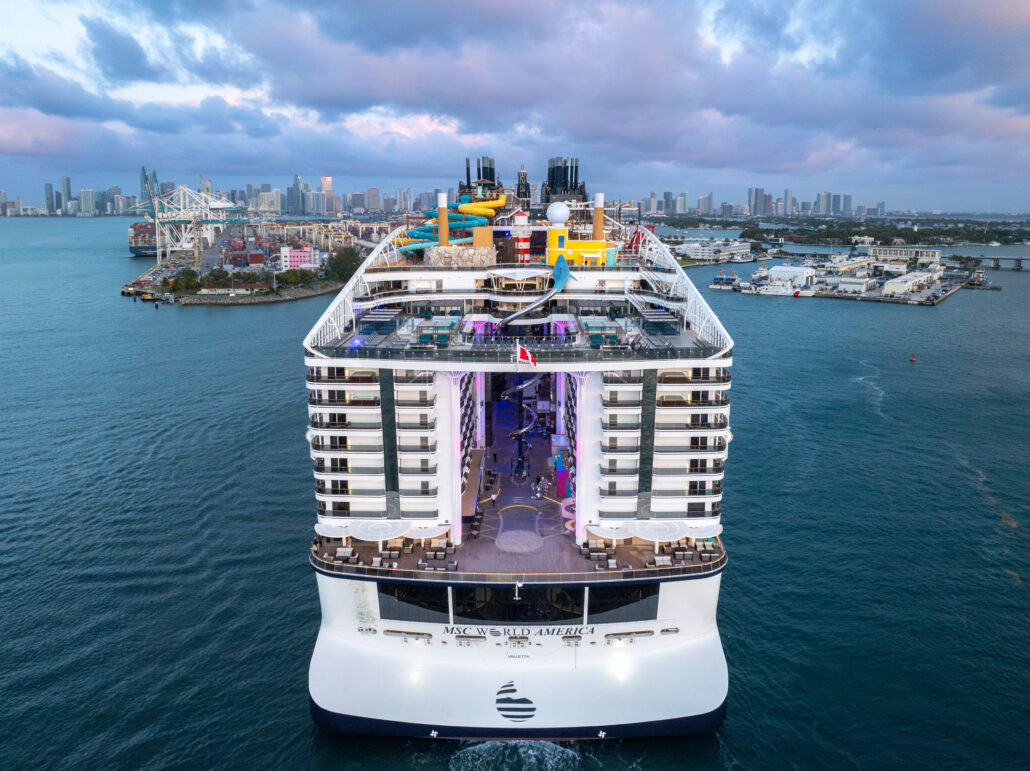 MSC World America Arrives In Miami U S Debut New Terminal