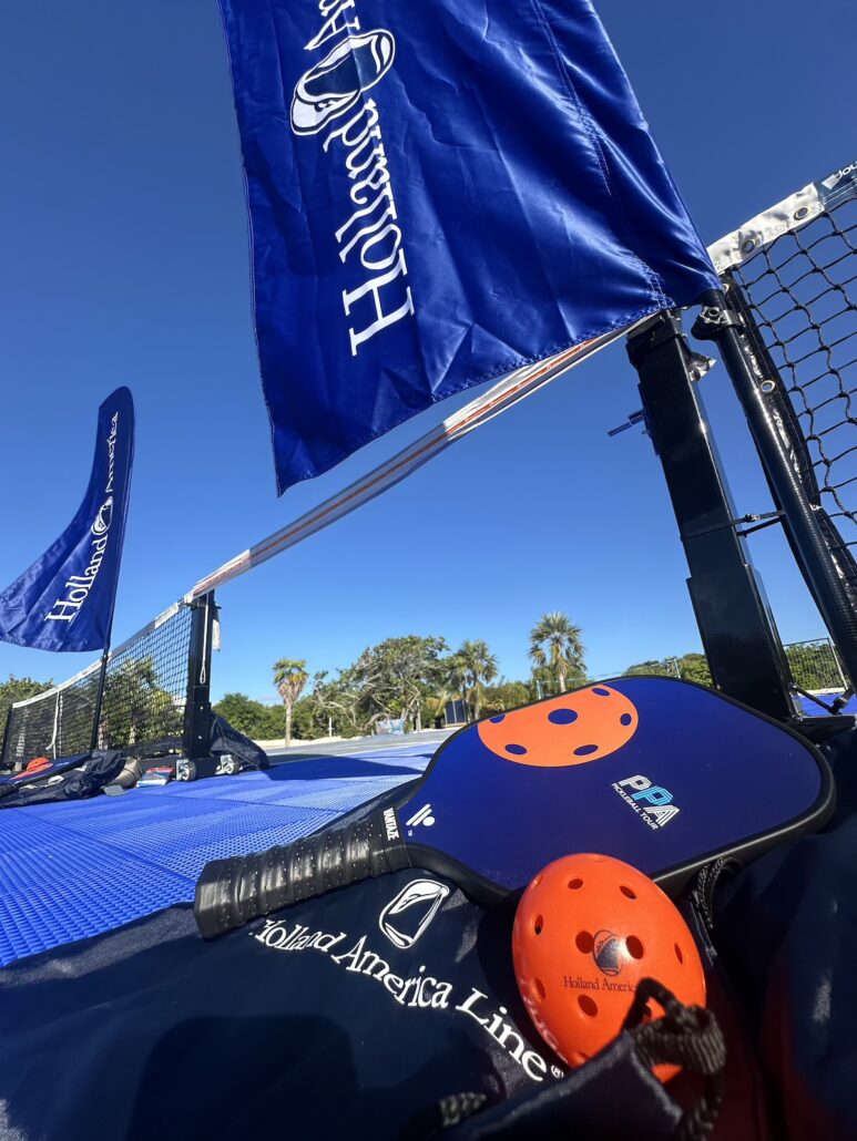 Holland America paddles and courts 1