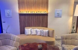 NCL Norwegian Aqua Guest relations. Photo by Richard Simms